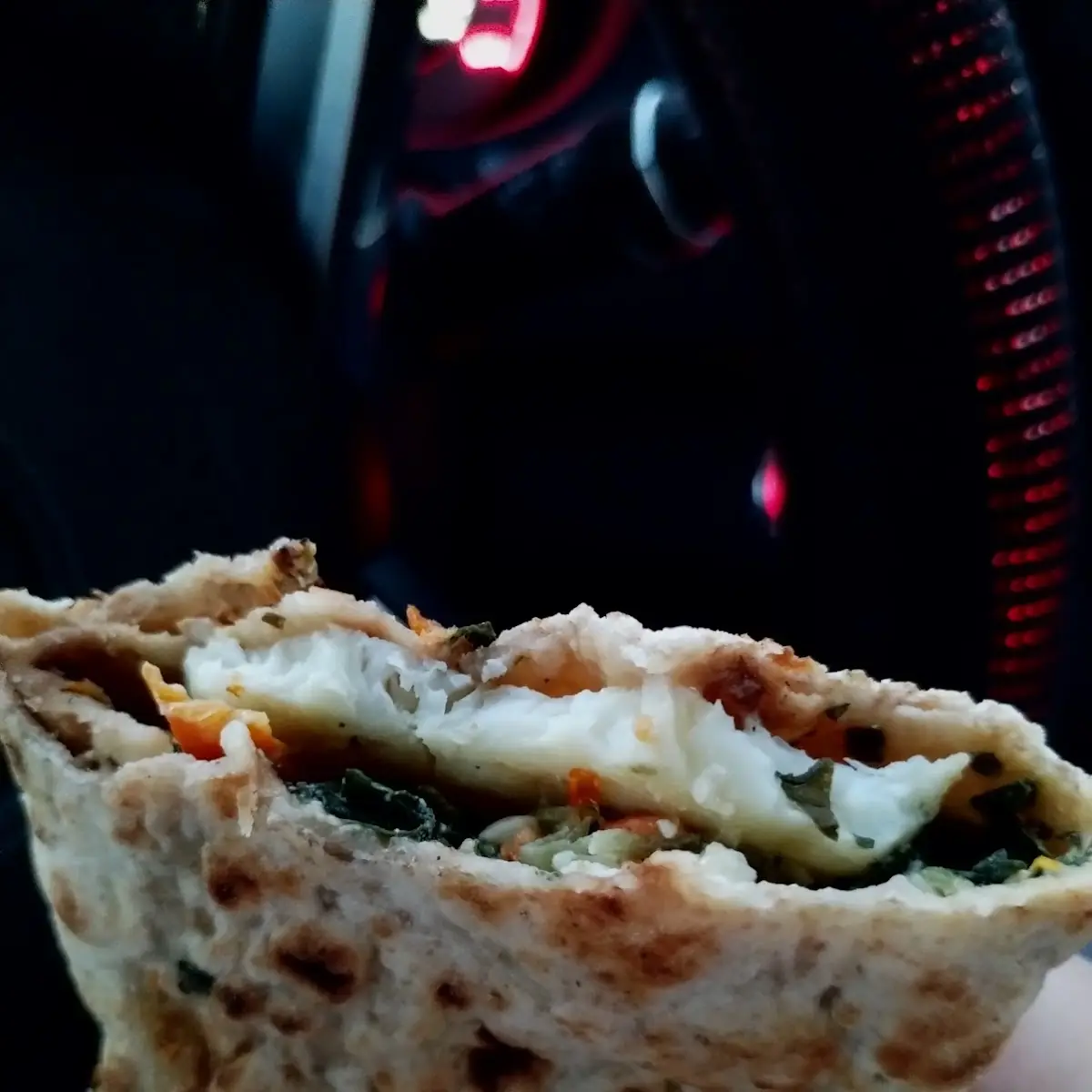 Spinach Feta & Egg White Wrap
