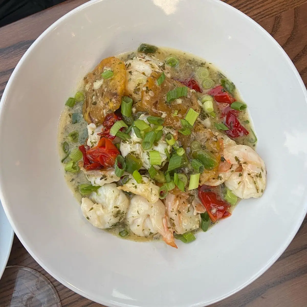 Shrimp with Plantains