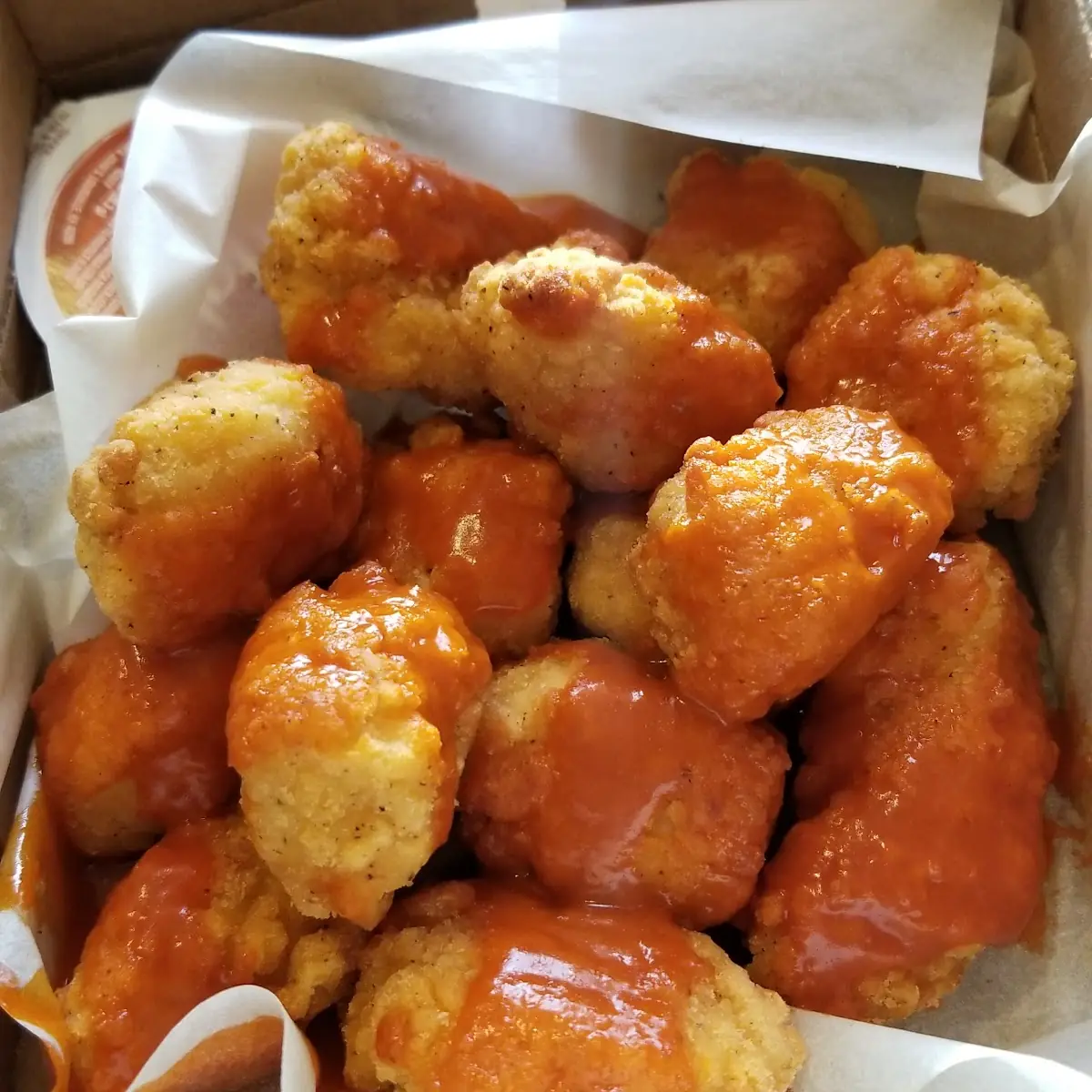 Buffalo Chicken Poppers