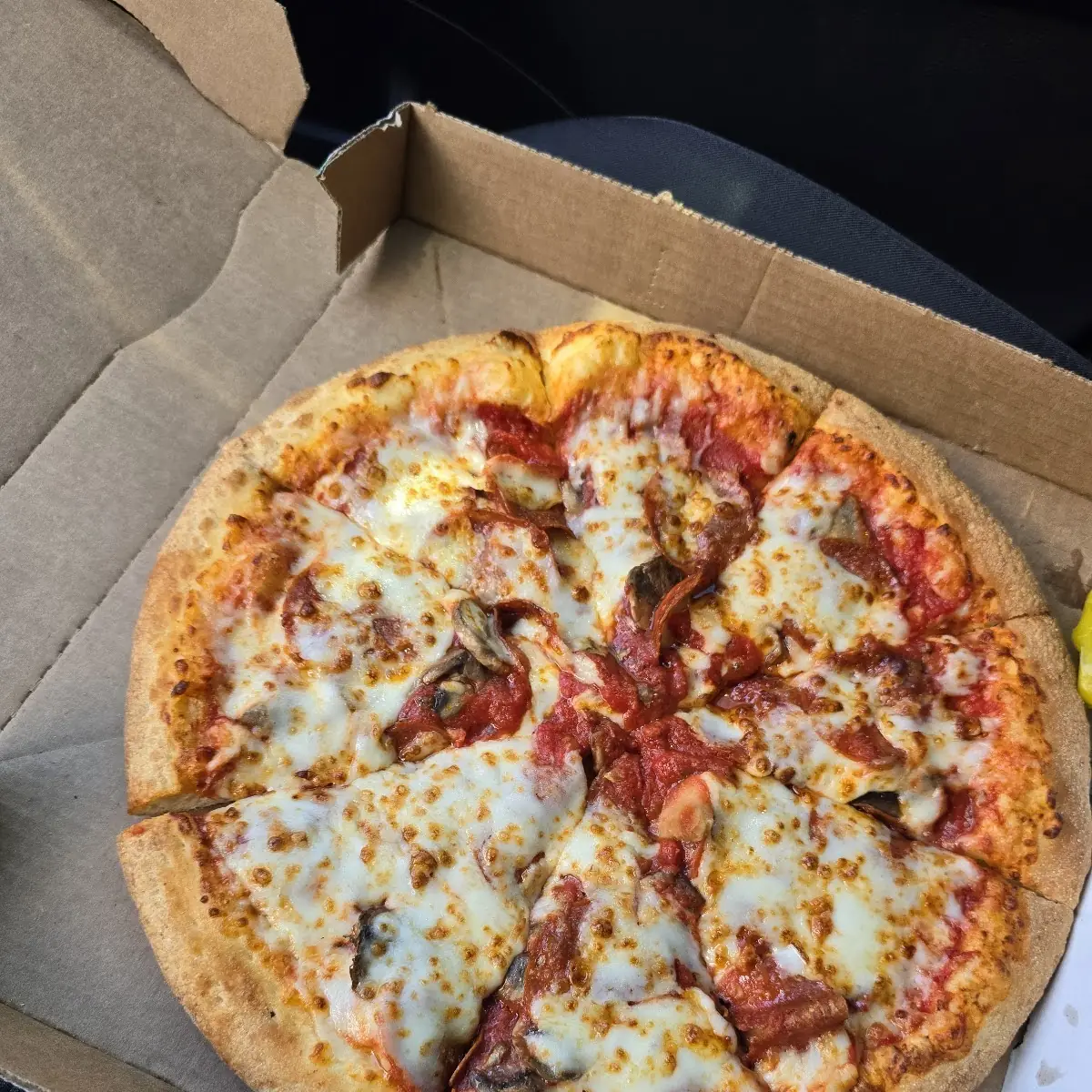 Pepperoni and Mushroom Pizza