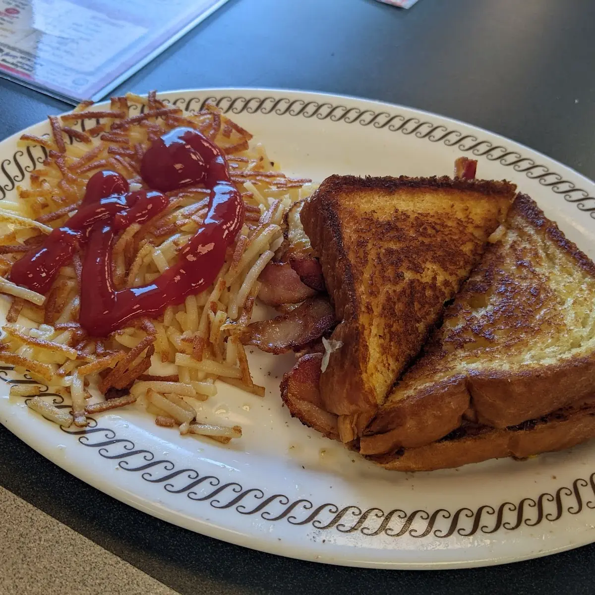 Egg and Cheese Melt Plate