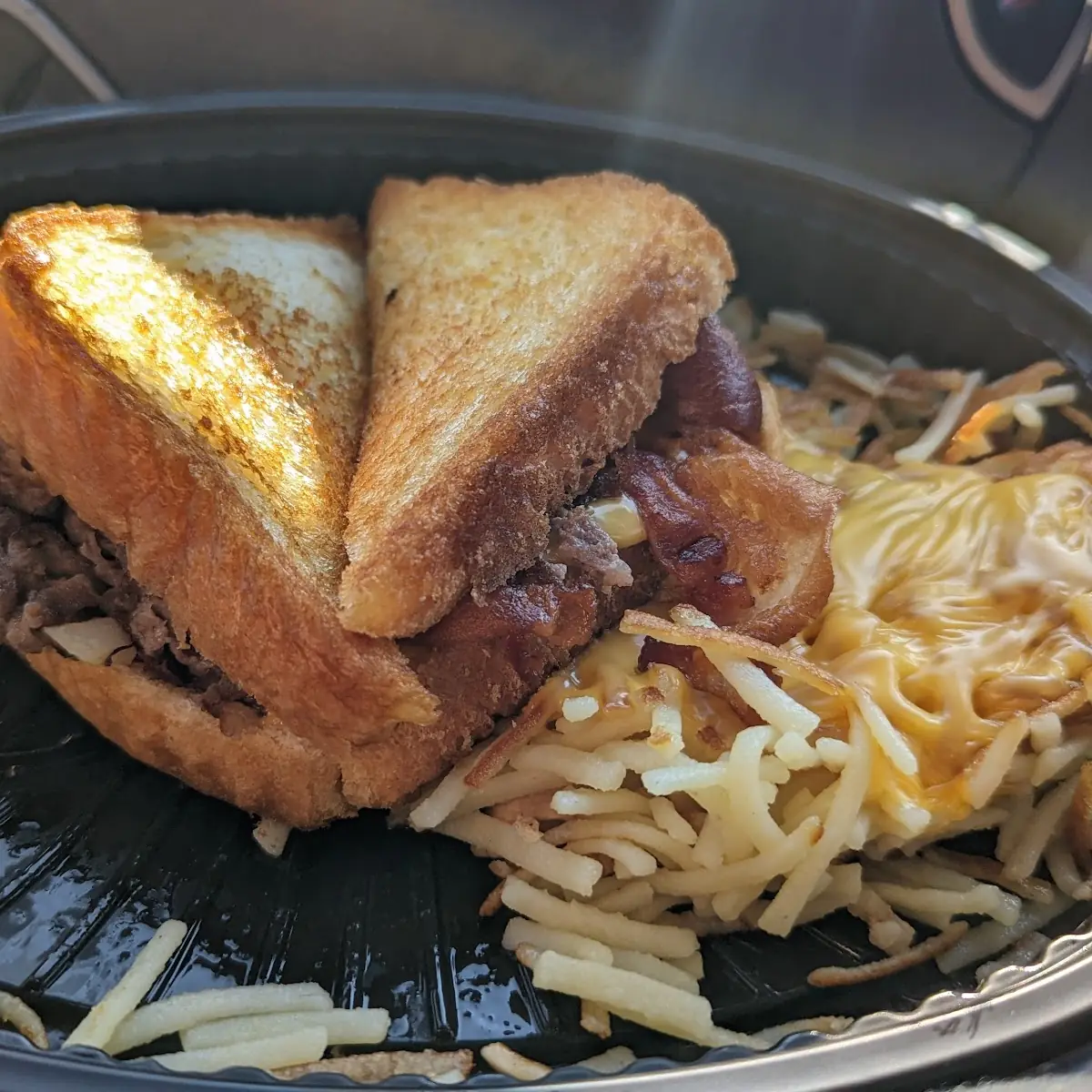 Texas Bacon Cheesesteak Melt