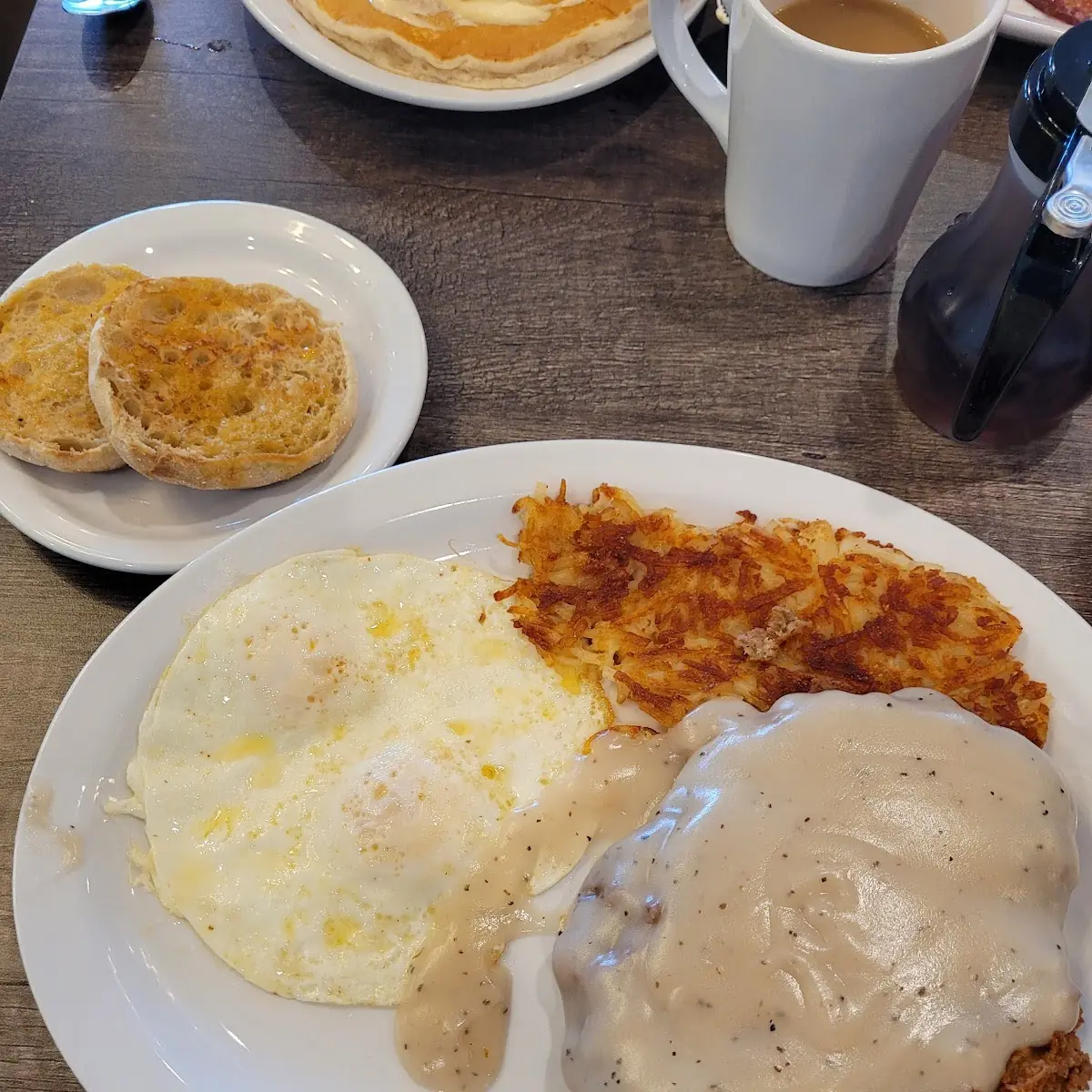 Country Fried Chicken and Eggs