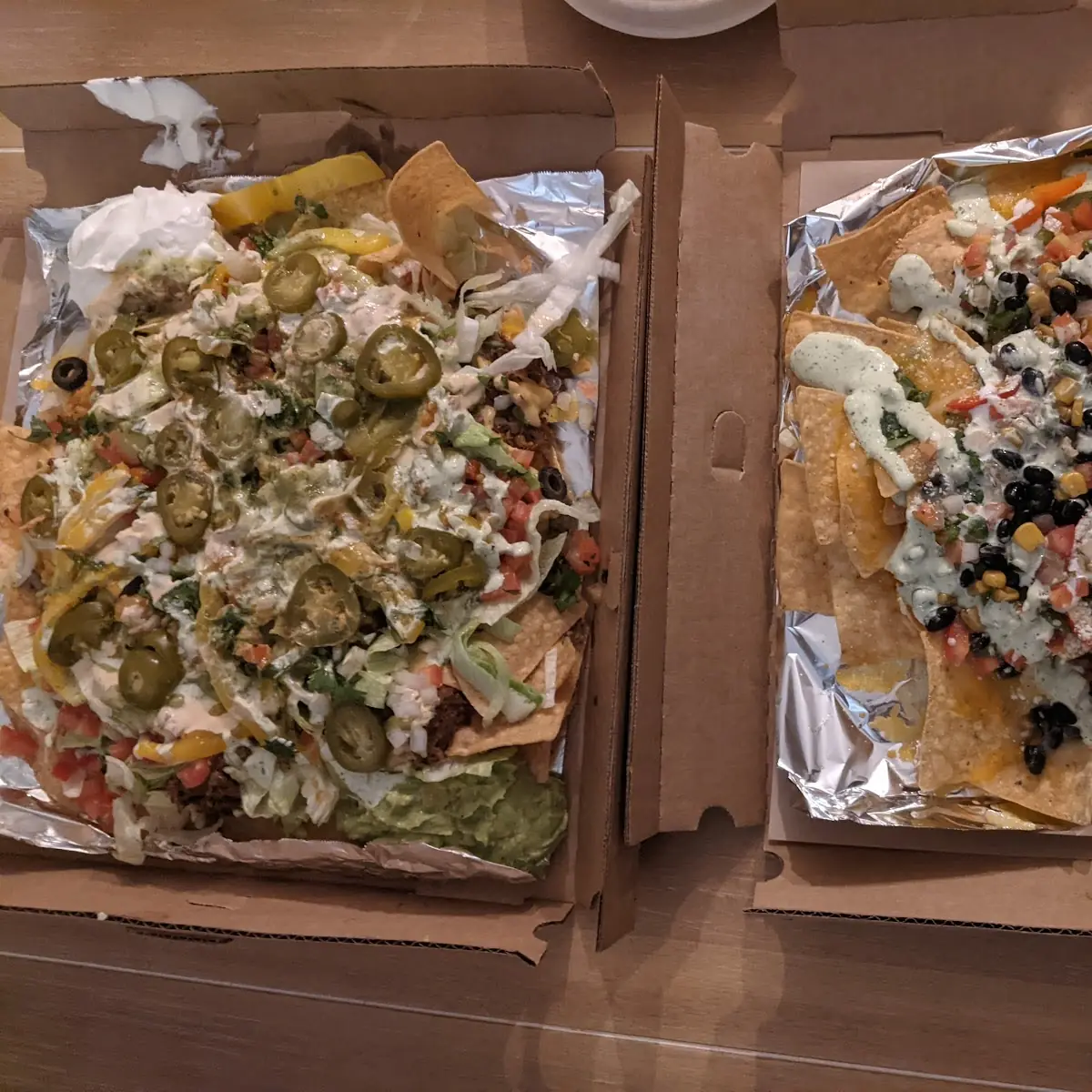 Nachos with Vegan Cheese