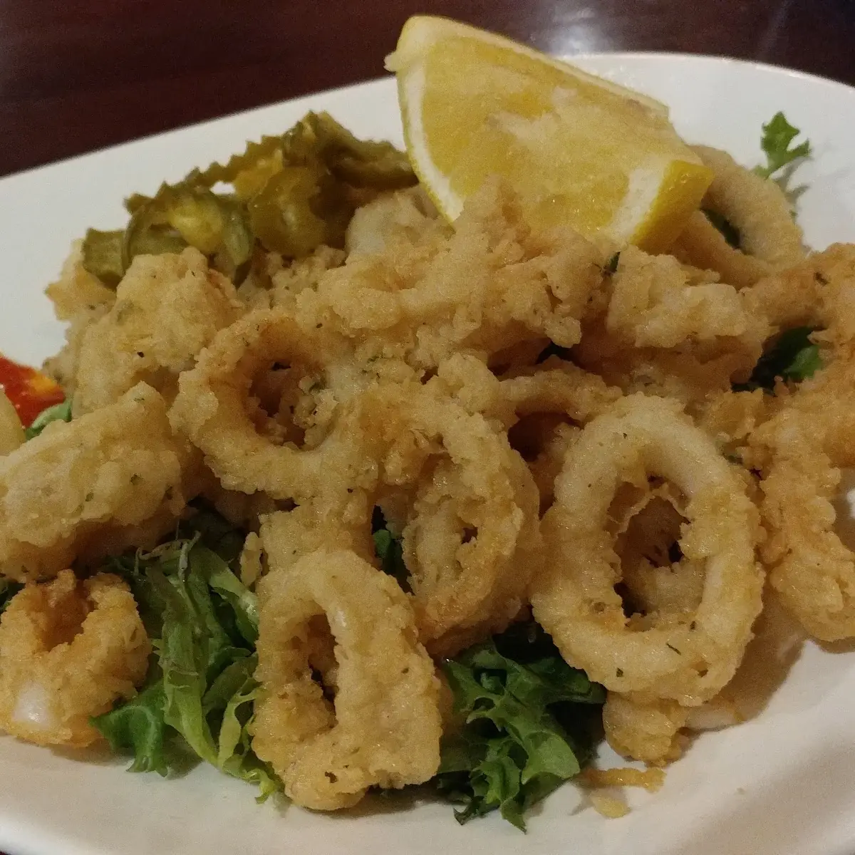 Golden Fried Calamari