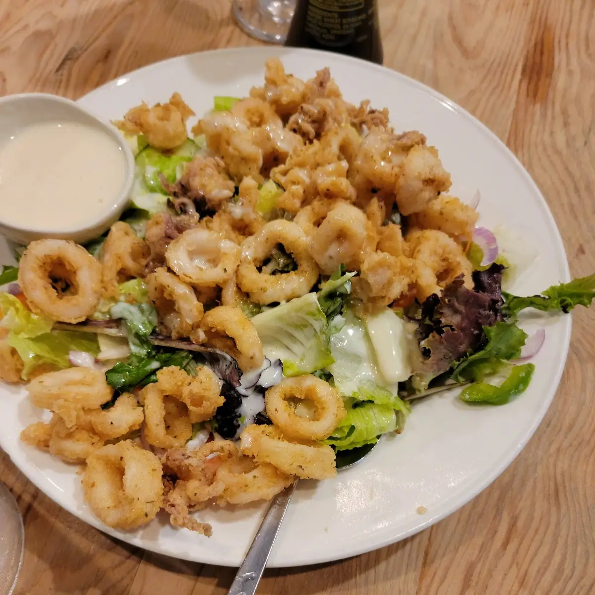 Cracklin’ Calamari Salad
