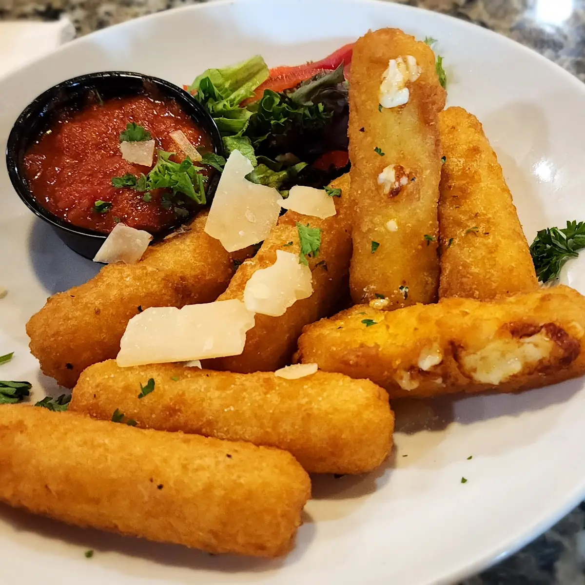 Fried Mozzarella Cheese