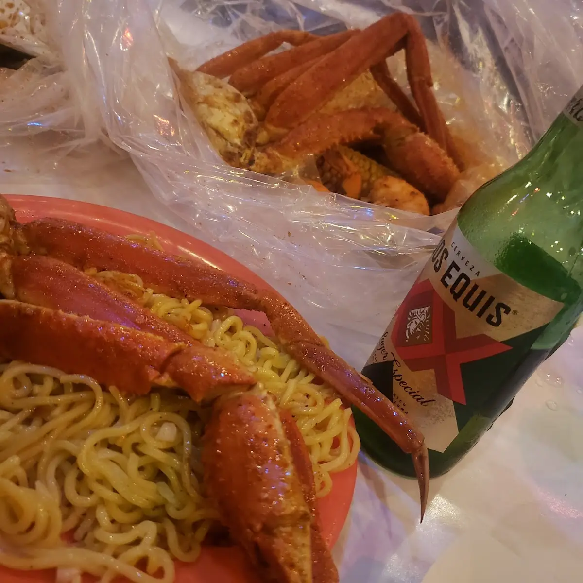 Butter Noodles Snow Crab