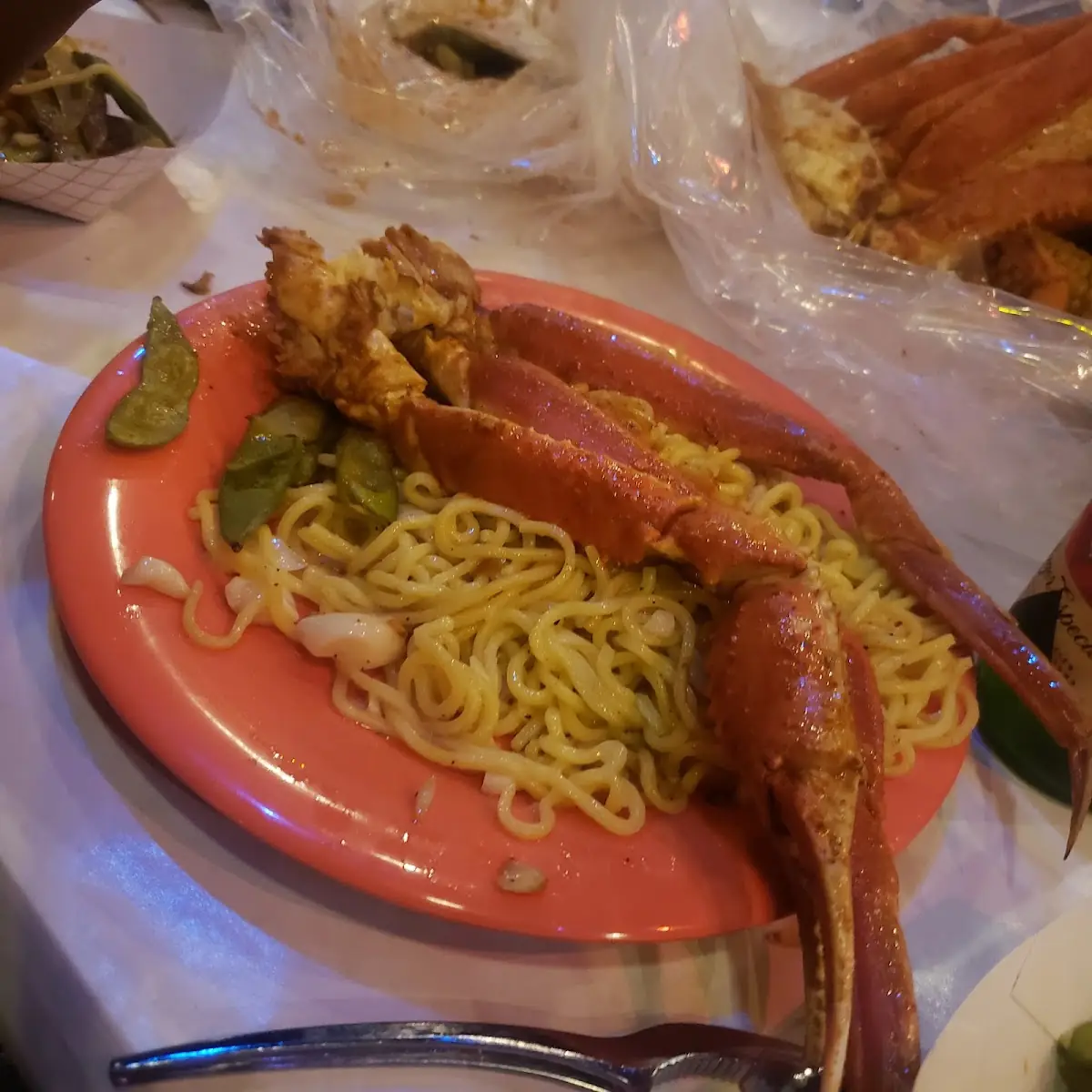 King Crab Legs & Buttered Noodles