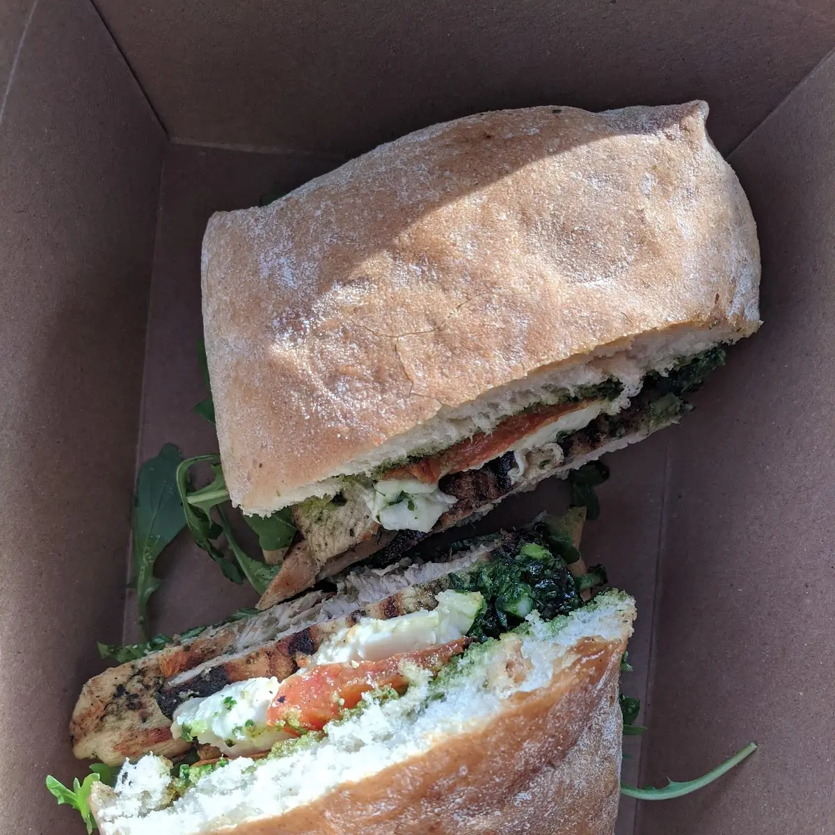 Chicken Pesto Sandwich