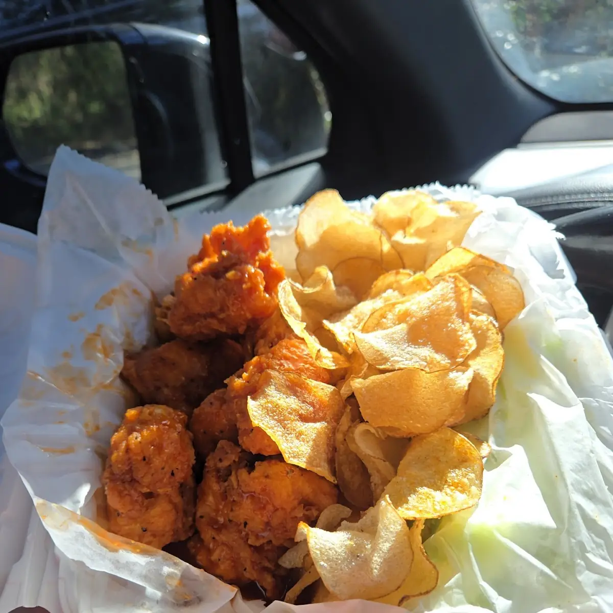 Terihot Boneless Chicken Wings and Wing Chips