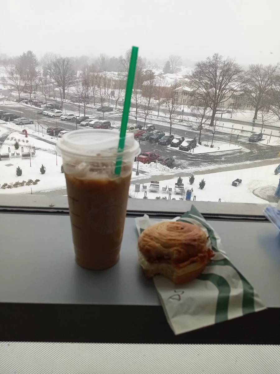 Caramel Macchiato Cheddar Cheese Egg Bacon Sandwich