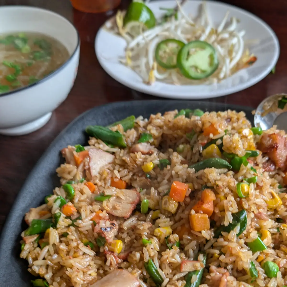 Bbq Pork Char Siu Fried Rice - Cơm Chiên Xá Xíu