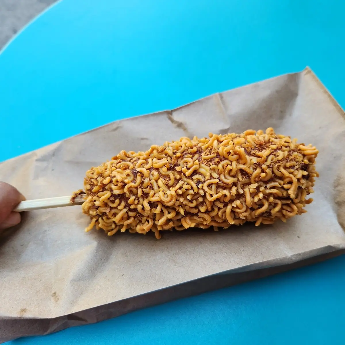 Ramen Noodle Corn Dog