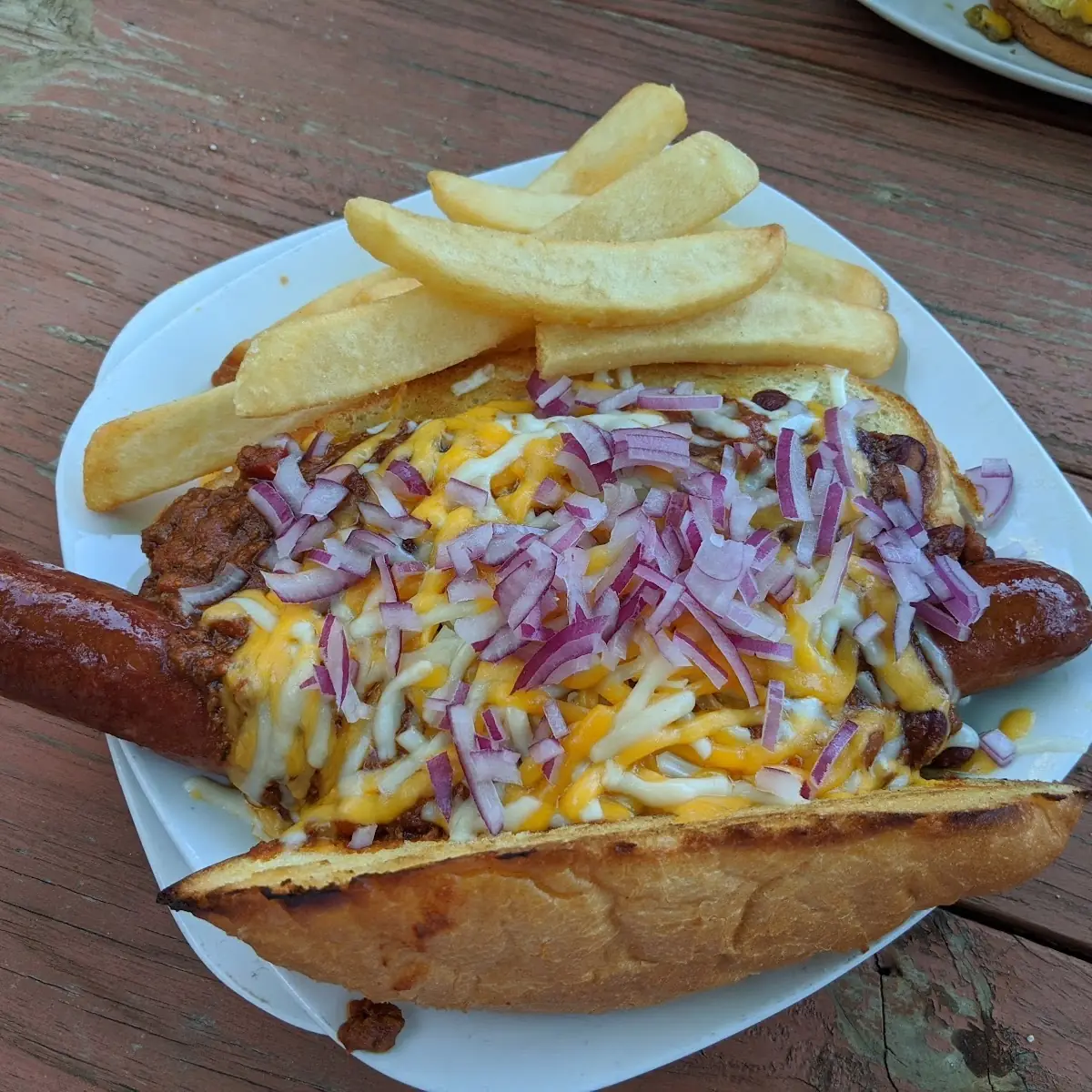 Footlong Chili Dog