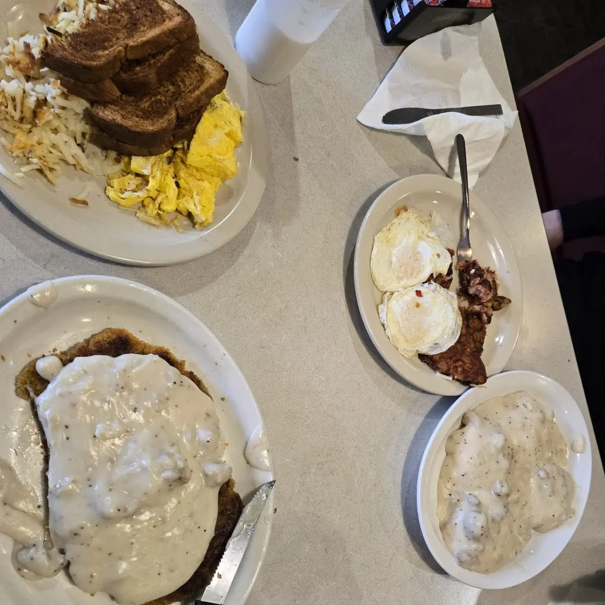 Chicken Fried Steak Breakfast