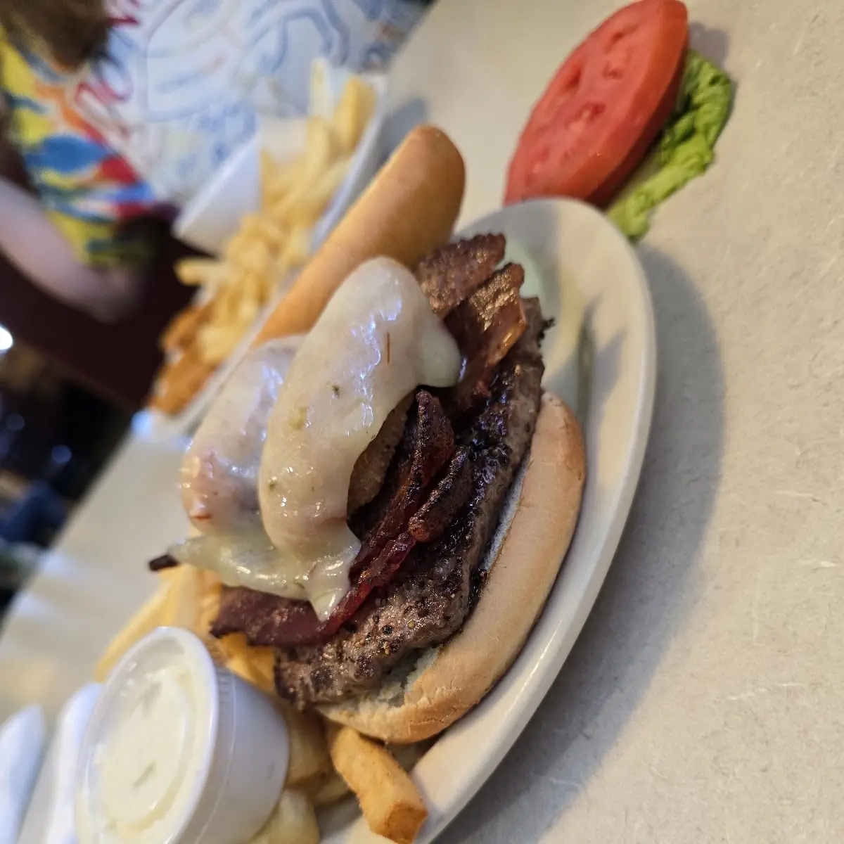 Mushroom & Swiss Burger