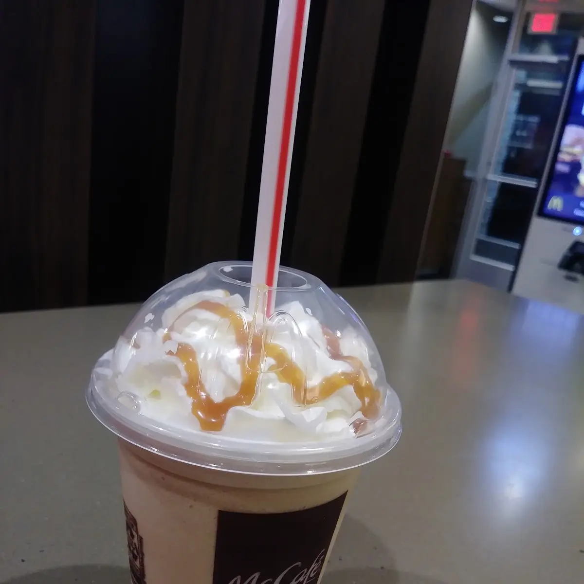 Medium Caramel Frappé