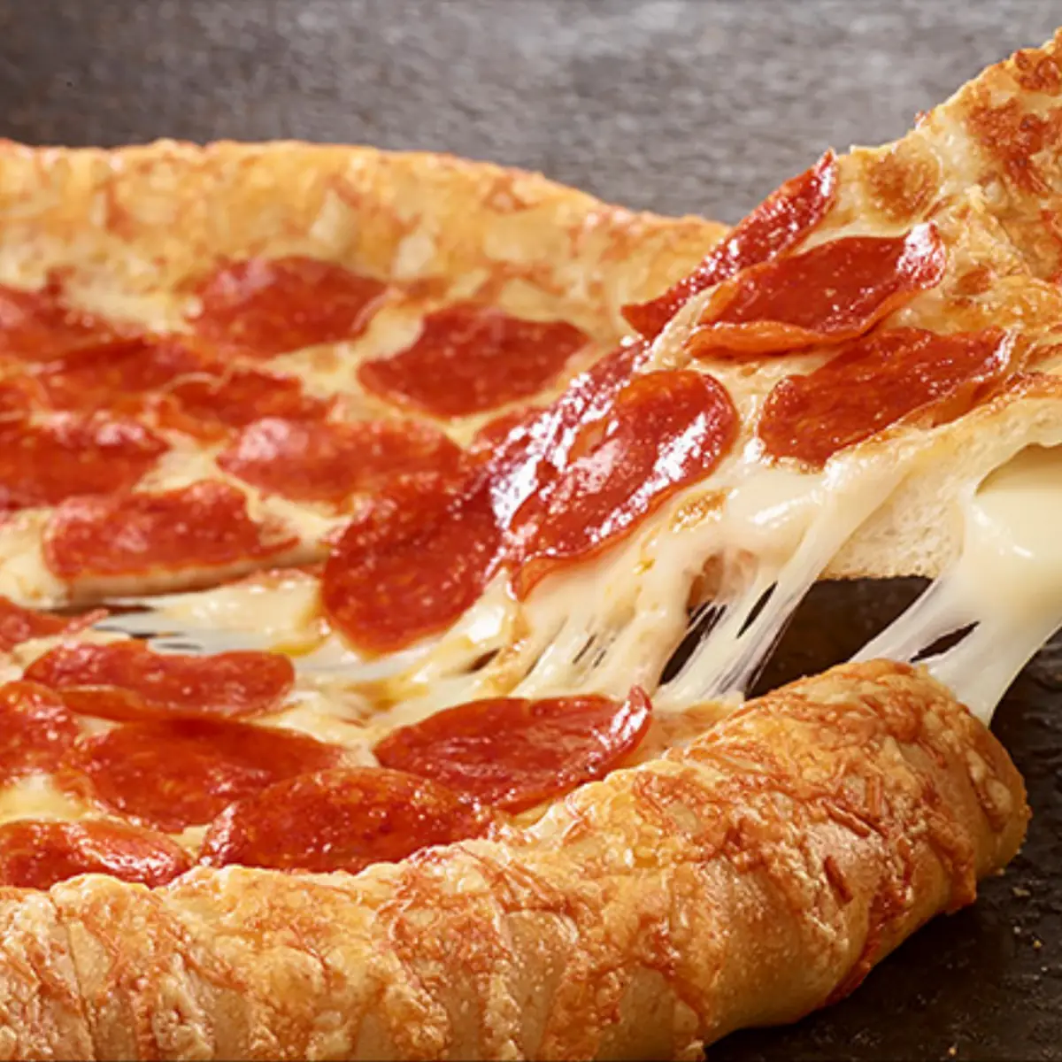 Stuffed Crust Pizza with Vegetables