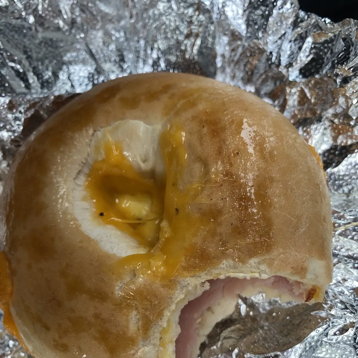 Ham Egg & Cheese Bagel