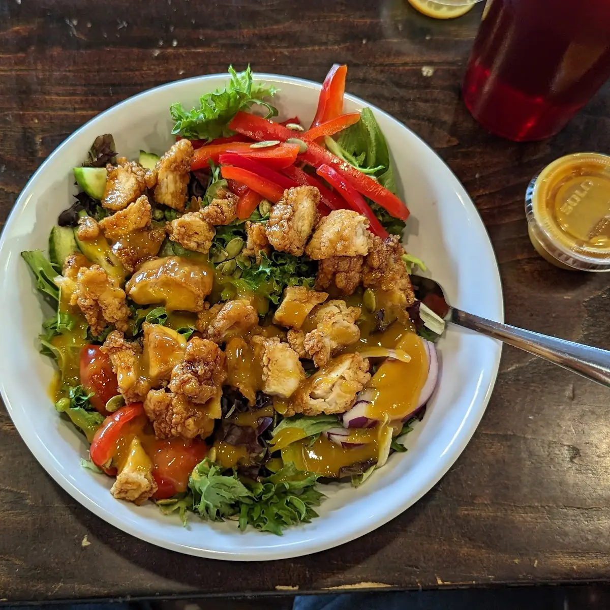 Salad with Teriyaki Chicken