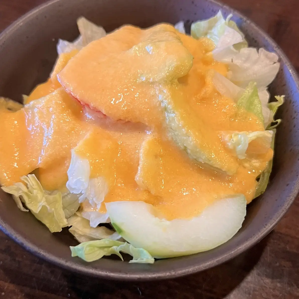 Salad with Ginger Dressing
