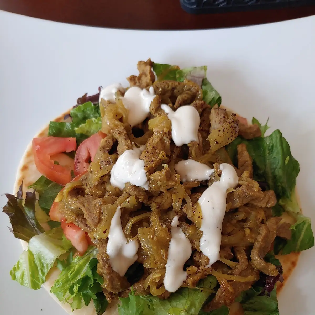 Beef Shawarma Taco