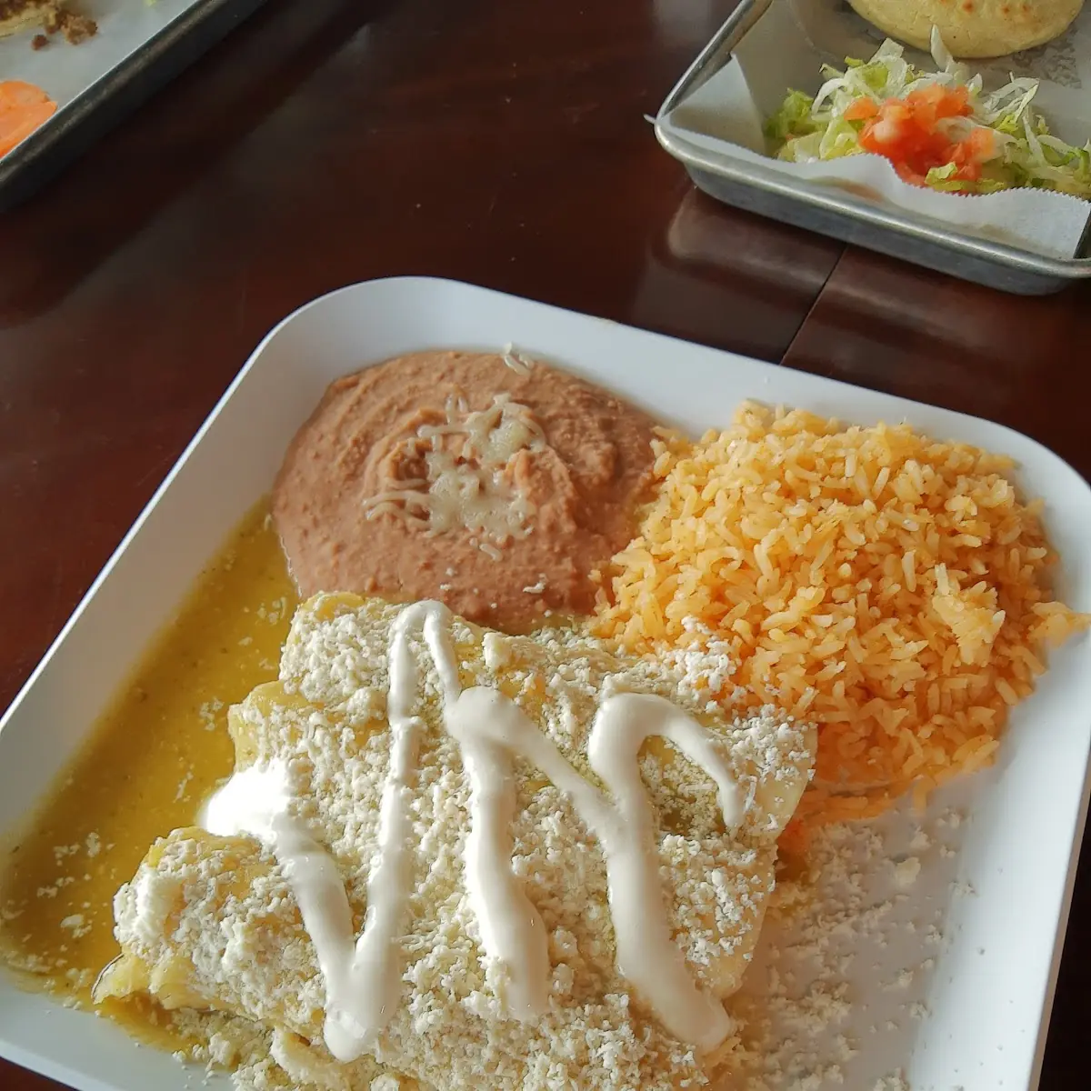 Green Chicken Enchiladas