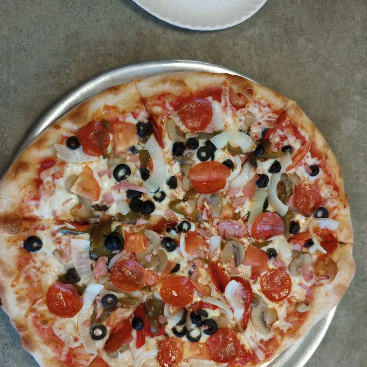 Veggie Pizza with Pepperoni