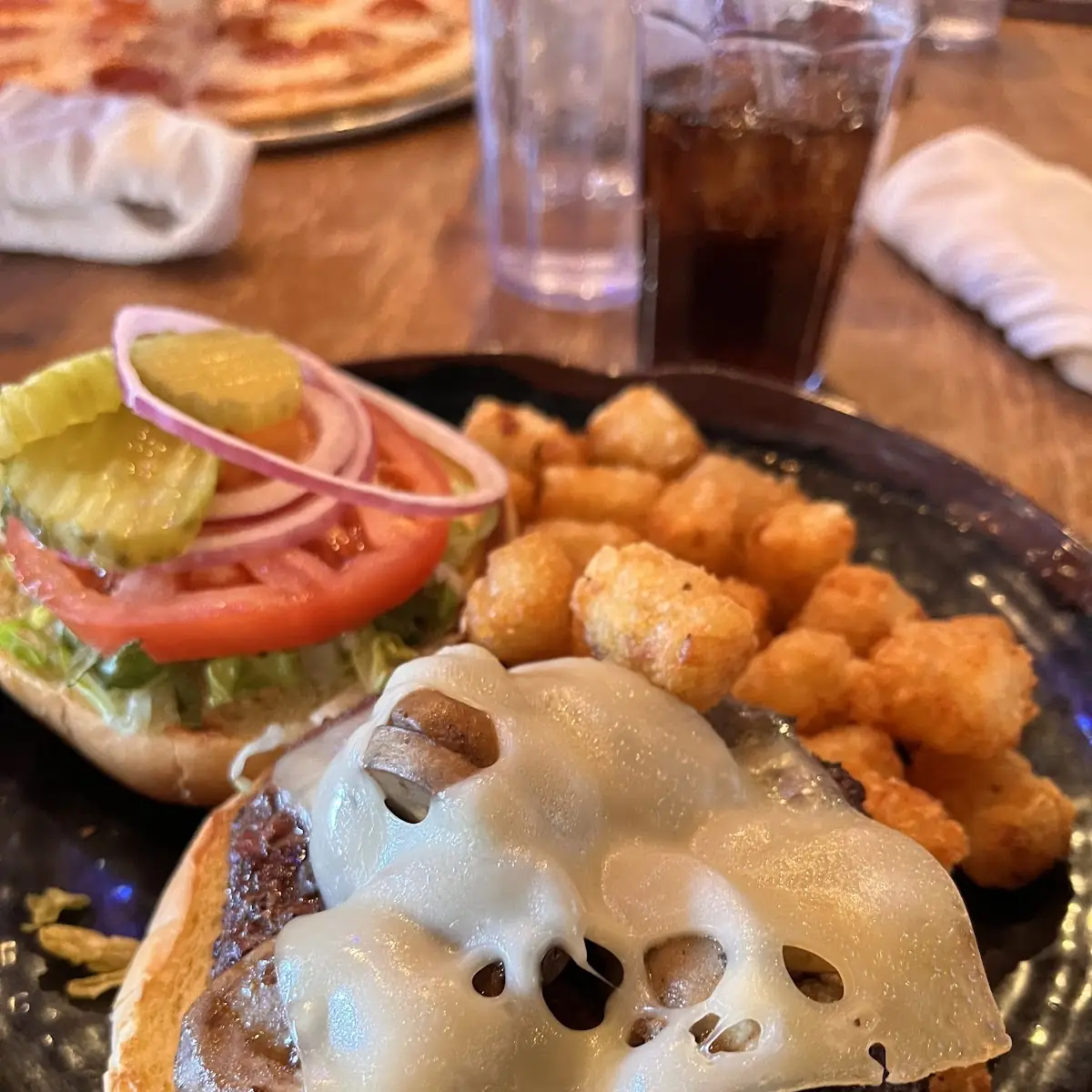 Mushroom Swiss Burger