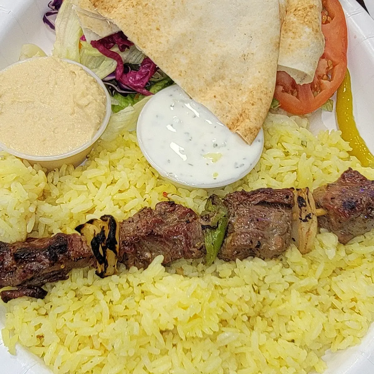 Beef Kebab Dinner Large
