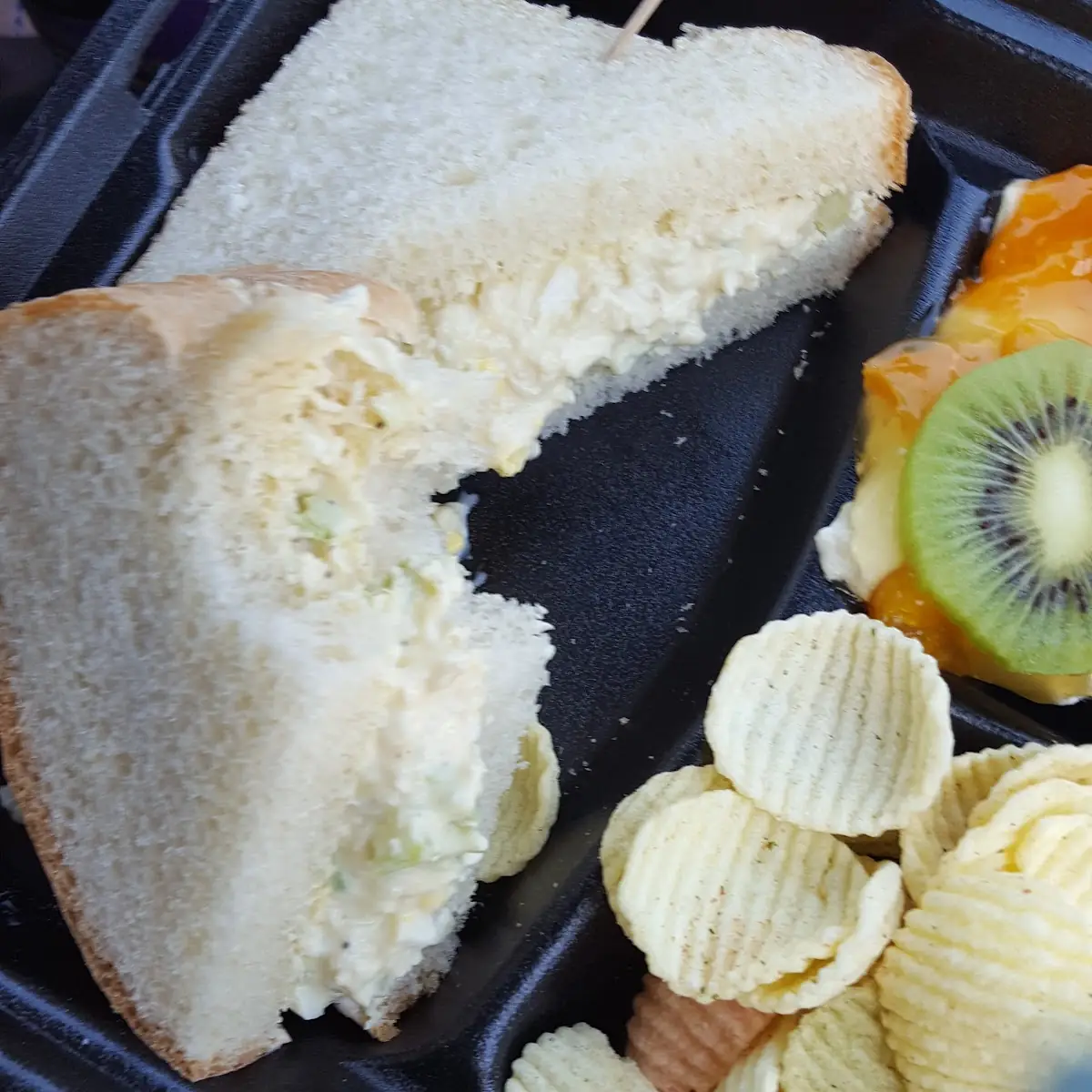 Chicken Salad on White Bread