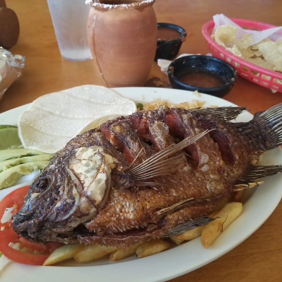 Mojarra Frita Fried Whole Catfish