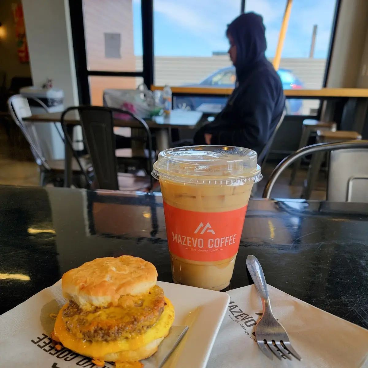 Sausage Egg and Cheese Biscuit