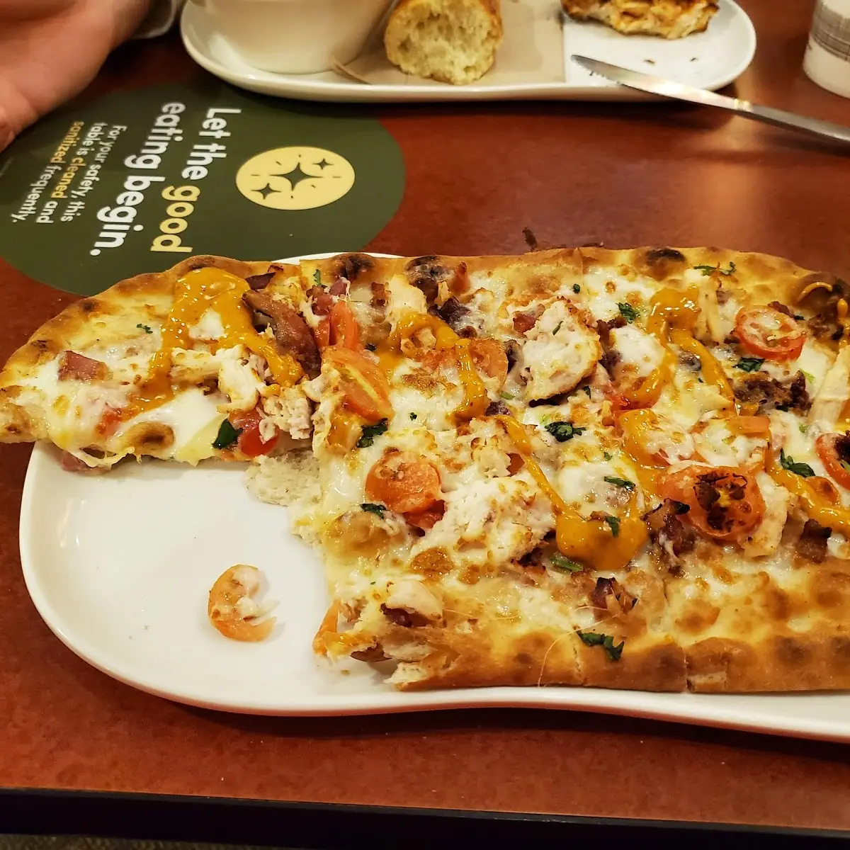 Chipotle Chicken Flatbread Pizza