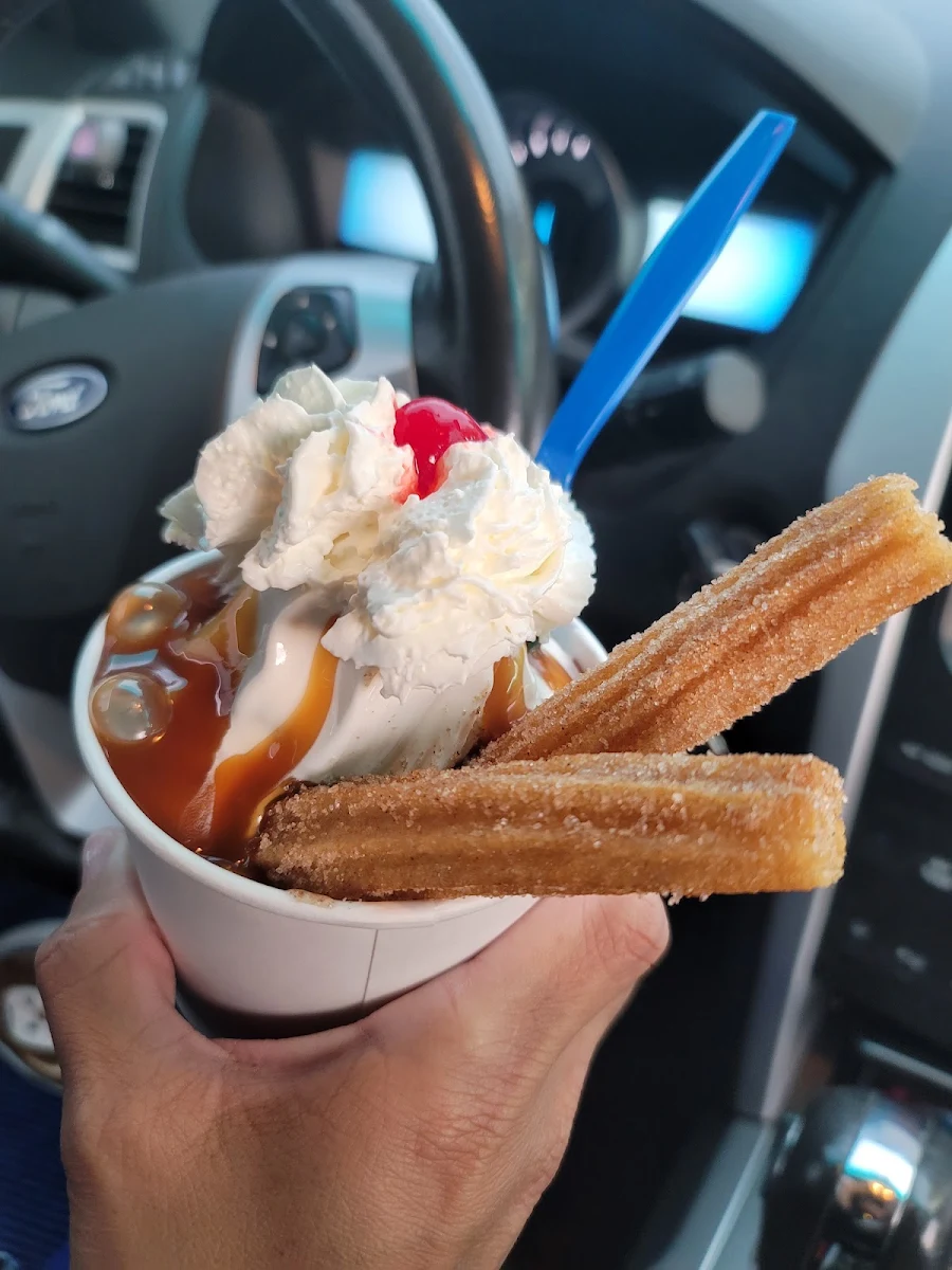 Churro Sundae