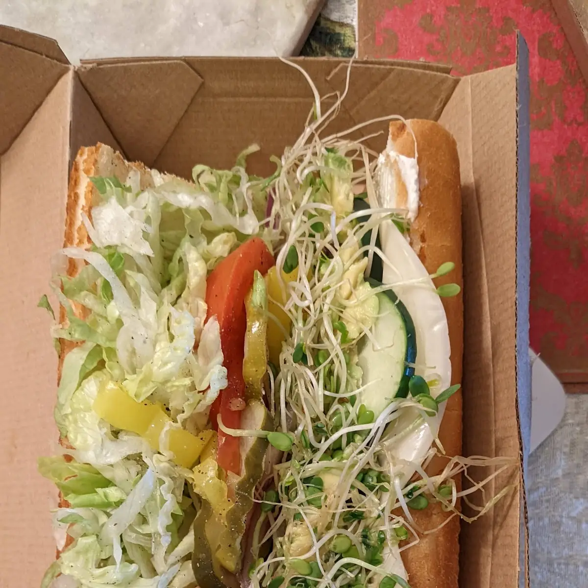 Avocado Cucumber & Sprouts