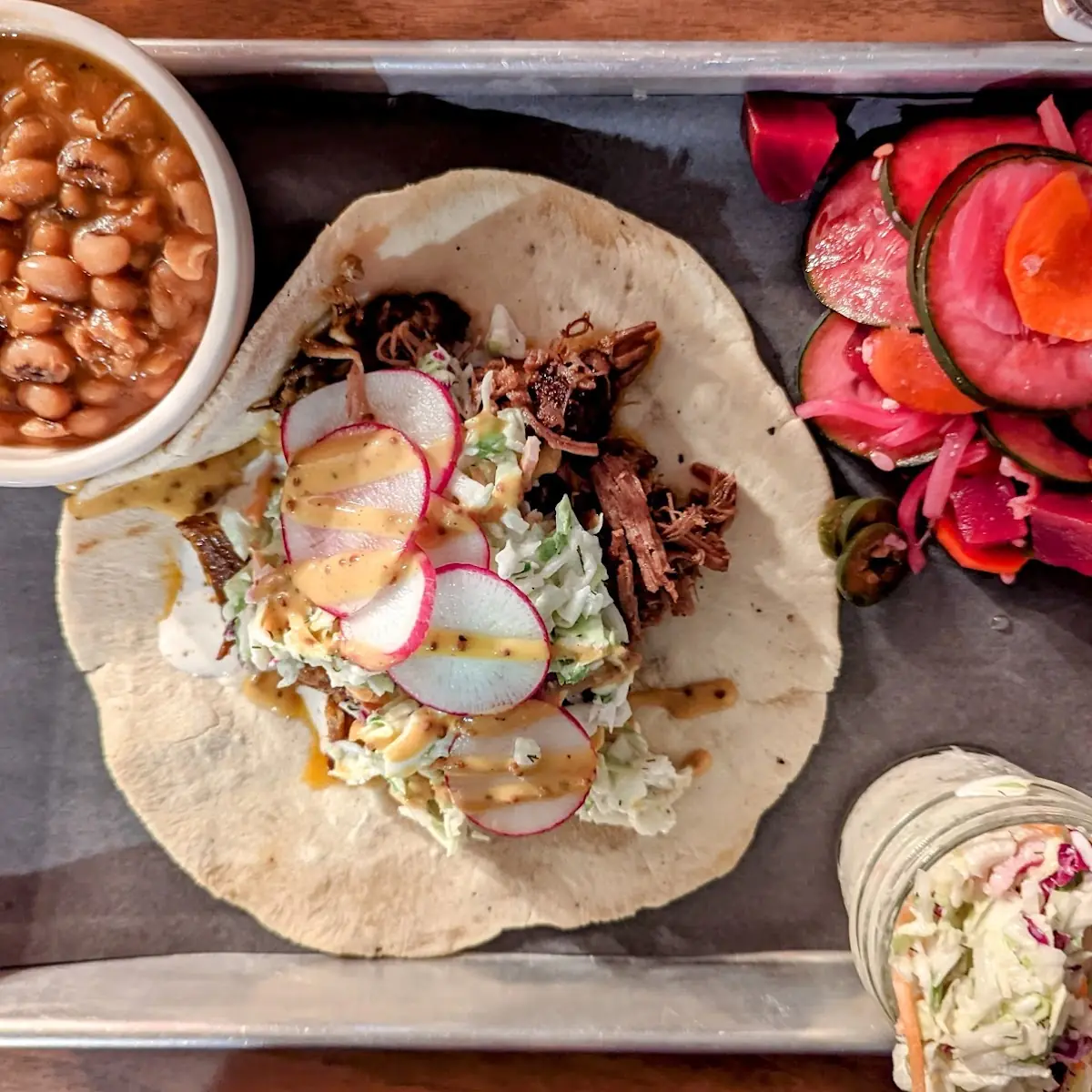 Midas Touch Pulled Pork Taco