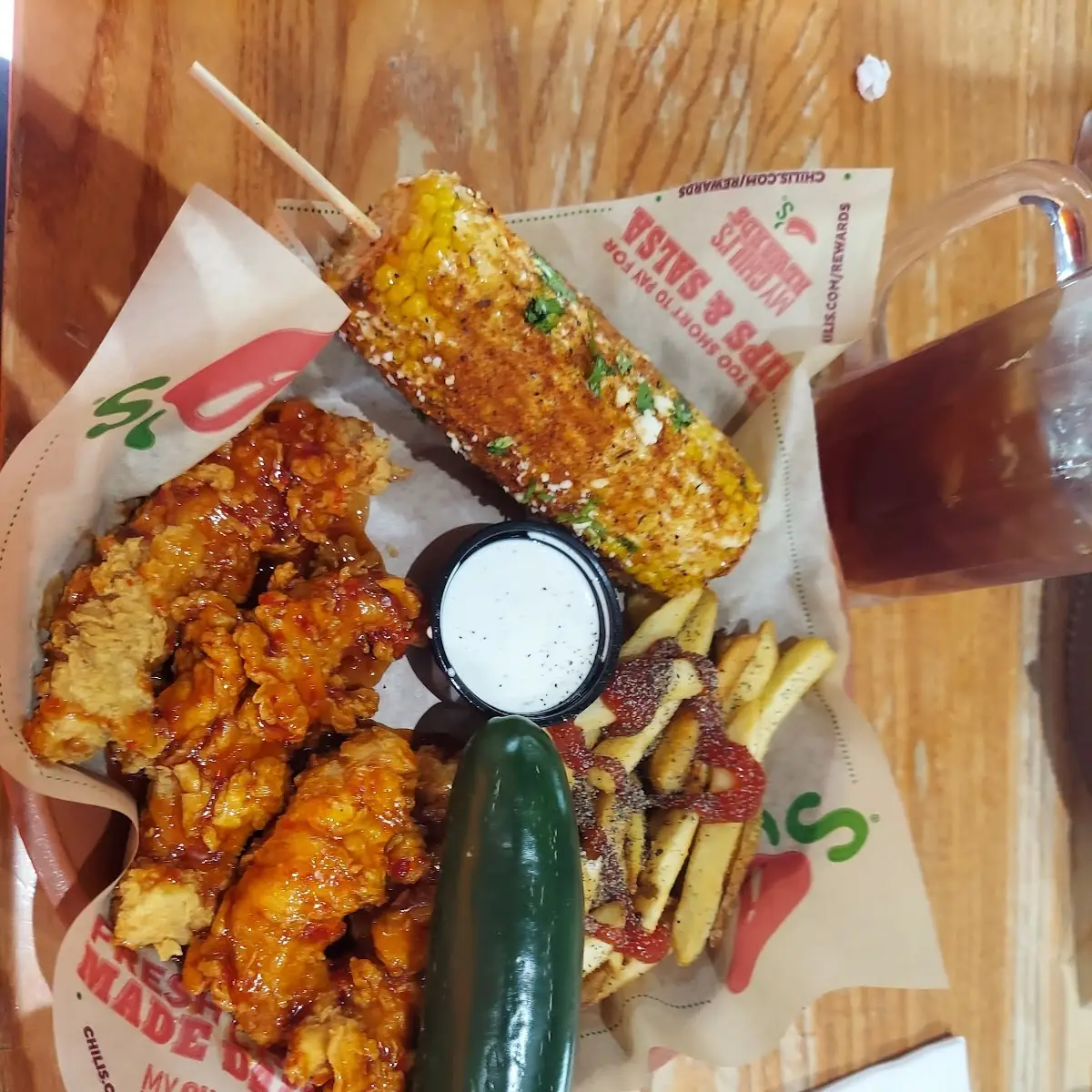 Chicken Crispers Street Corn