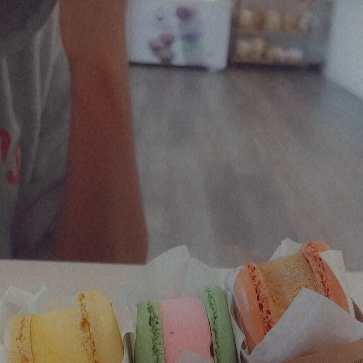 Strawberry Macaroon Ice Cream Sandwich