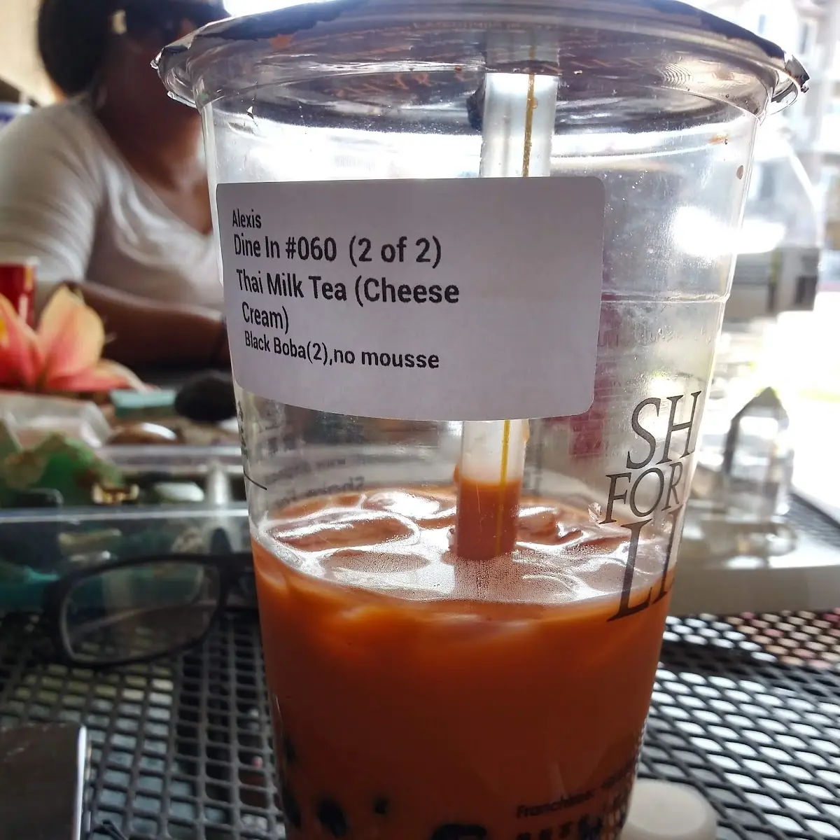 Thai Tea with Extra Bob's