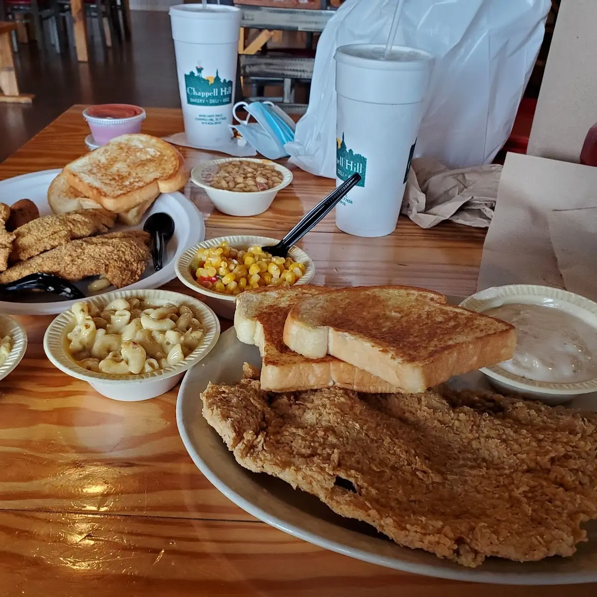 Chicken Fried Steak and Fried Catfish