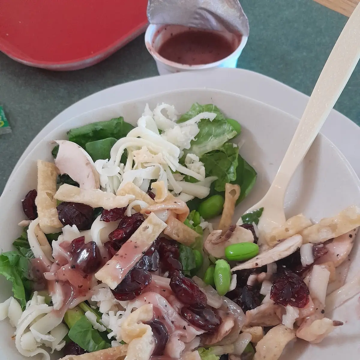 Crunchy Spinach Salad
