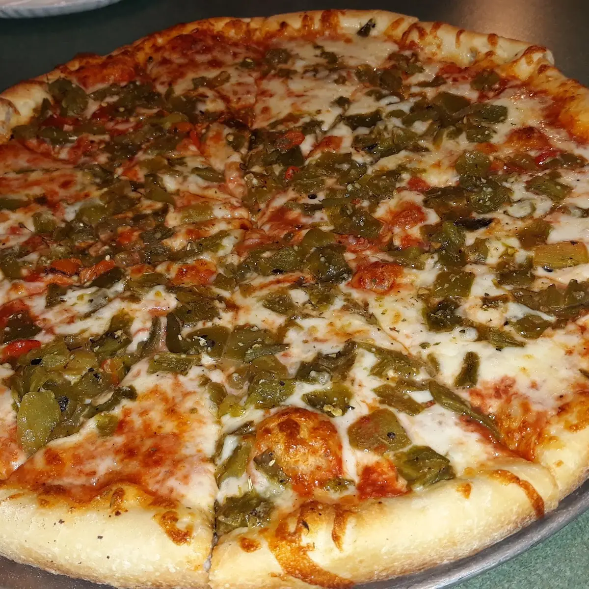 Green Chile Cheese Pizza