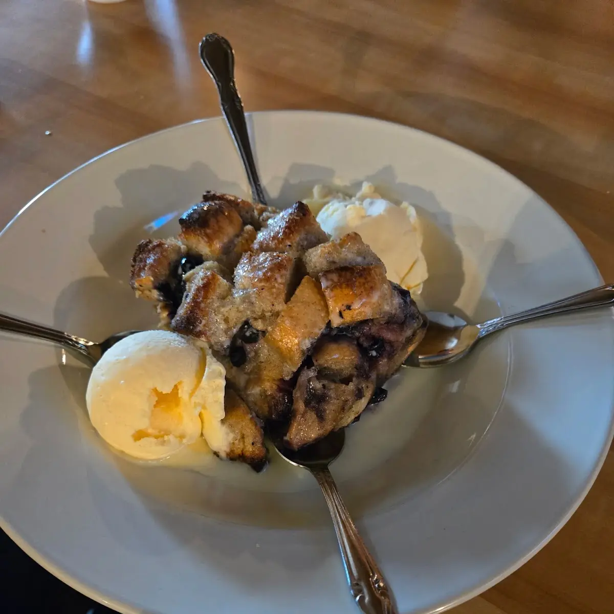 Blueberry Bread Pudding
