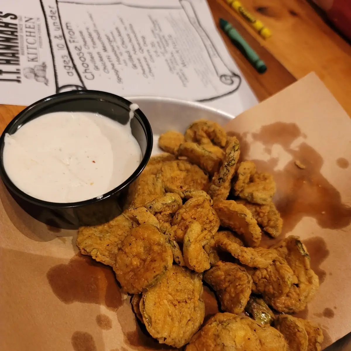 Fried Pickles with Dipping Sauce