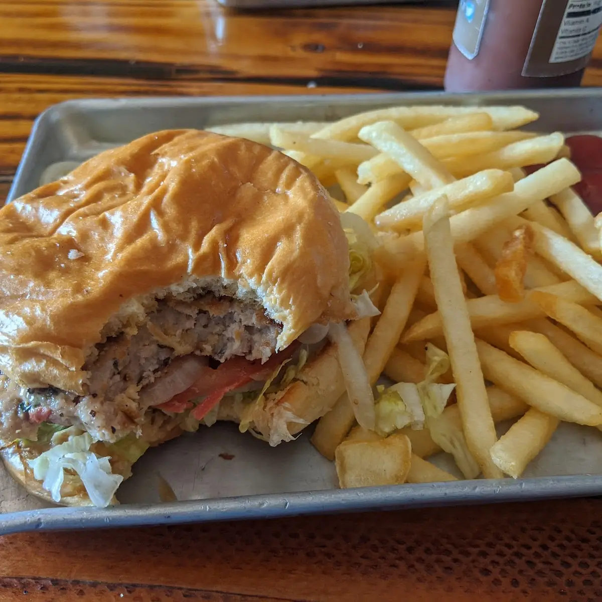 Ahi Poke Burger with Cheese