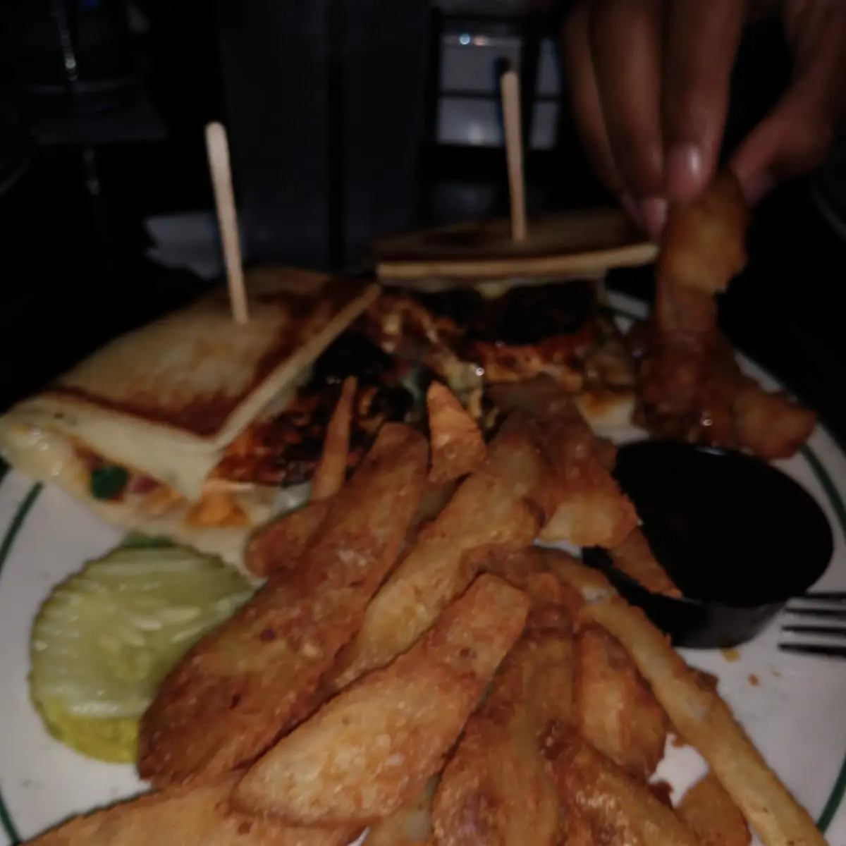 Flat Bread Chicken Sandwich