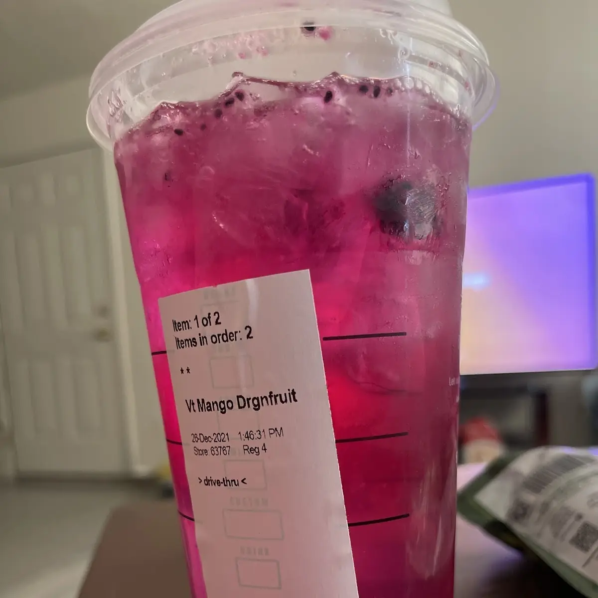 Mango Dragon Fruit Drink