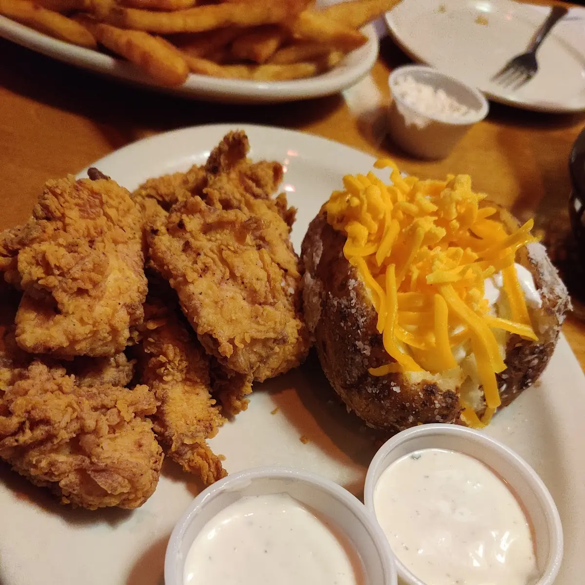 Chicken and Loaded Mashed Potatoes